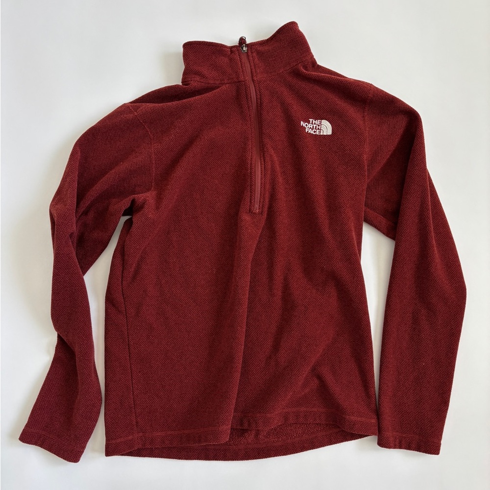Red The North Face Quarter Zip - Men’s Medium